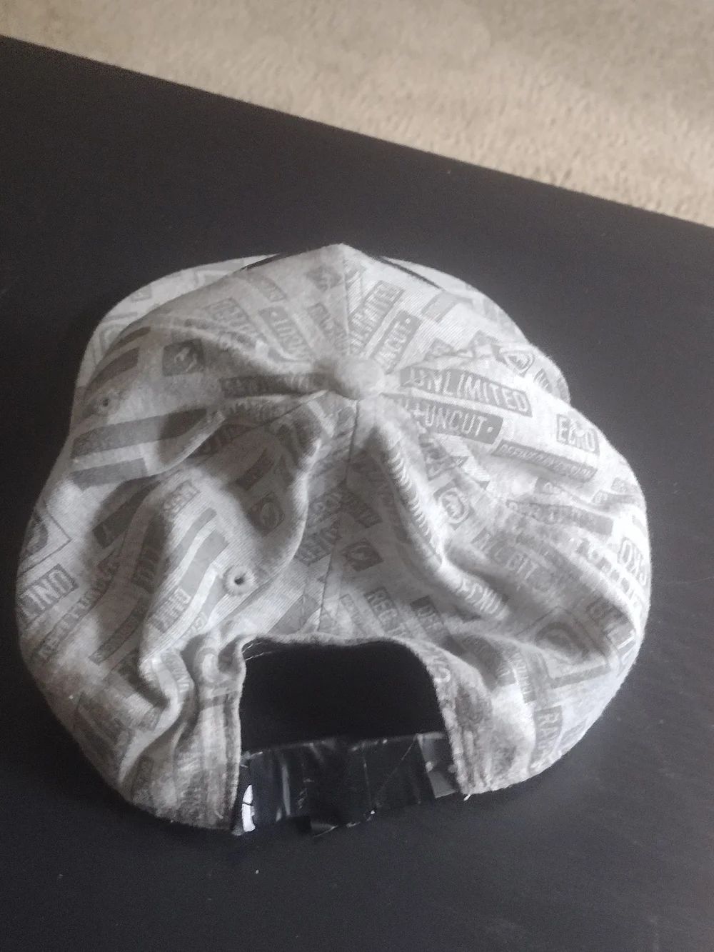 Ecko Unlimited All Over Print Snapback Hat with Raised Rhino Patch... $3